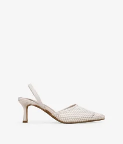 Bosanova Chaussures De Fête | Chaussures Et Mocassins | Escarpins à bride arrière en maille beige