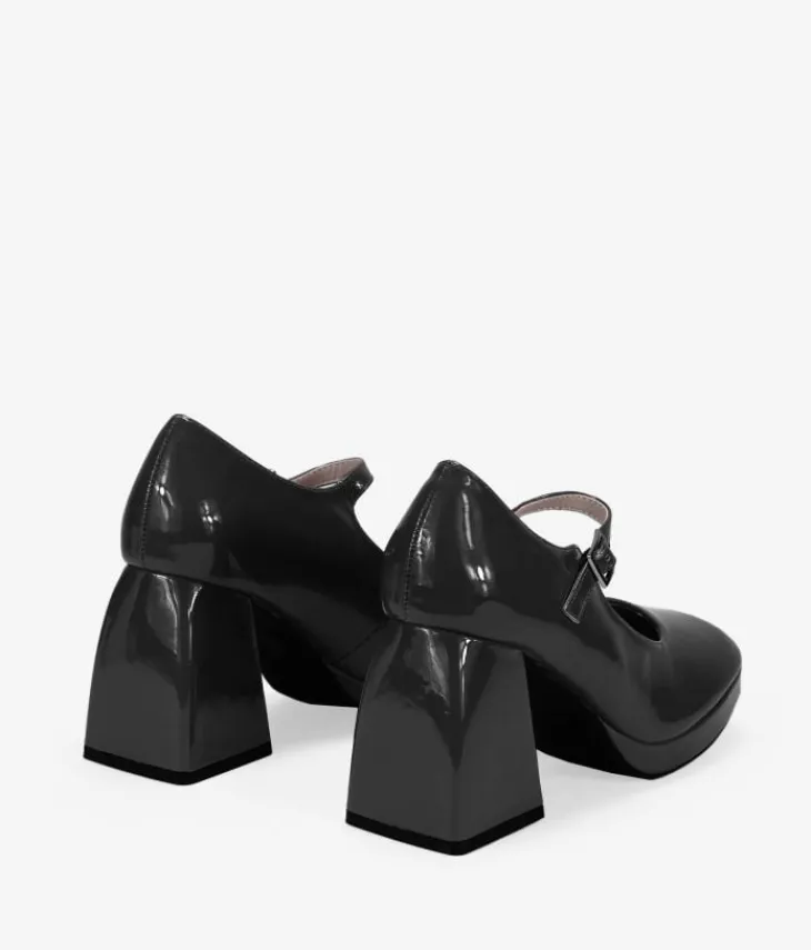 Bosanova Chaussures De Fête | Ballerines Et Mary Janes | Escarpins noirs à talons carrés