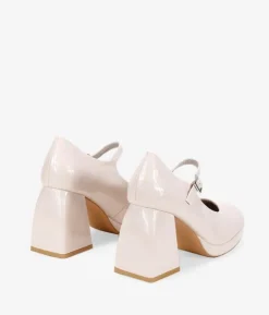 Bosanova Ballerines Et Mary Janes | Chaussures De Fête | Escarpins nude à talons carrés