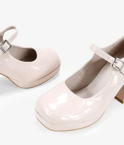Bosanova Ballerines Et Mary Janes | Chaussures De Fête | Escarpins nude à talons carrés