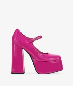 Bosanova Ballerines Et Mary Janes | Chaussures De Fête | Escarpins XXL roses à talons