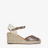 Bosanova Espadrilles | Sandales Compensées | Espadrilles bronze à cale en raphia