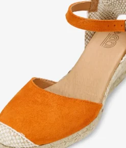 Bosanova Espadrilles | Chaussures En Cuir | Espadrilles en cuir orange