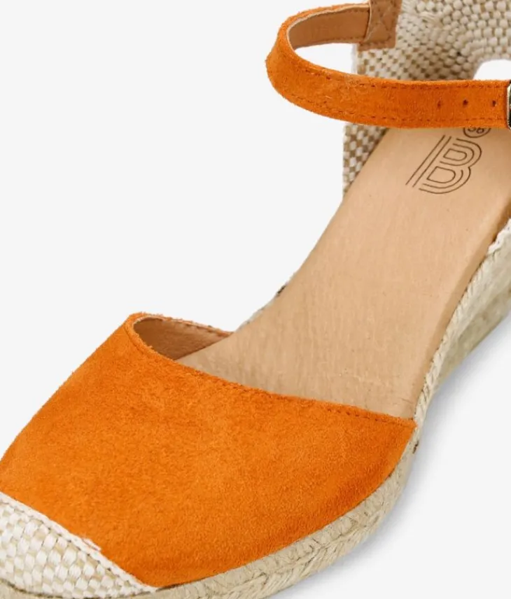 Bosanova Espadrilles | Chaussures En Cuir | Espadrilles en cuir orange
