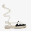 Bosanova Espadrilles | Espadrilles noires à brides nouées
