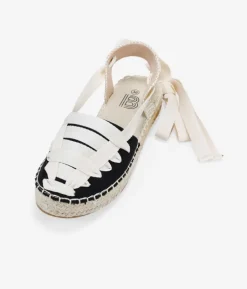 Bosanova Espadrilles | Espadrilles noires à brides nouées
