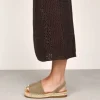 Bosanova Espadrilles | Sandales Spartiates | Espadrilles plates taupe avec herbe d'alfa