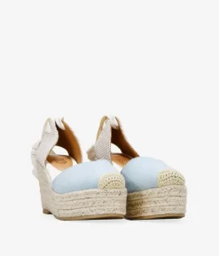 Bosanova Espadrilles | Sandales Compensées | Espadrilles texanes à lacets et cale en sparte