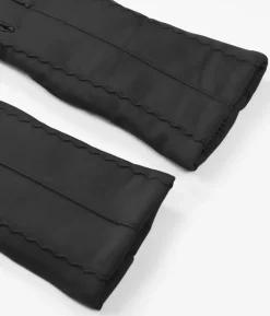 Femme Bosanova Gants | Gants en cuir végétalien noir