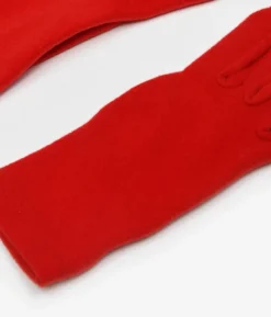 Femme Bosanova Gants | Gants en daim rouge