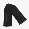 Femme Bosanova Gants | Gants noirs avec détail brillant