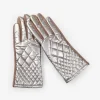 Femme Bosanova Gants | Gants rembourrés en bronze métallisé