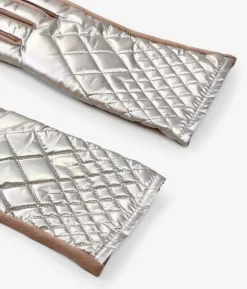 Femme Bosanova Gants | Gants rembourrés en bronze métallisé
