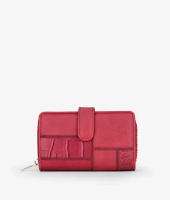 Femme Bosanova Portefeuilles | Grand portefeuille avec imprimé animal rouge