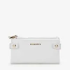 Femme Bosanova Portefeuilles | Grand portefeuille blanc à double fermeture éclair