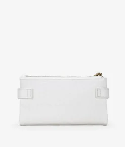 Femme Bosanova Portefeuilles | Grand portefeuille blanc à double fermeture éclair