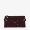 Femme Bosanova Portefeuilles | Grand portefeuille bordeaux avec broderie