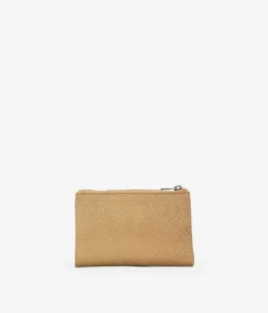 Femme Bosanova Portefeuilles | Grand portefeuille doré en cuir texturé
