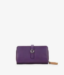 Femme Bosanova Portefeuilles | Grand portefeuille en cuir lilas