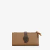 Femme Bosanova Portefeuilles | Grand portefeuille en cuir taupe