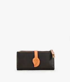 Femme Bosanova Portefeuilles | Grand portefeuille en cuir marron