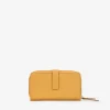 Femme Bosanova Portefeuilles | Grand portefeuille en cuir moutarde