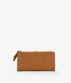 Femme Bosanova Portefeuilles | Grand portefeuille en cuir marron