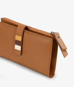 Femme Bosanova Portefeuilles | Grand portefeuille en cuir marron