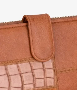 Femme Bosanova Portefeuilles | Grand portefeuille en cuir imprimé animal