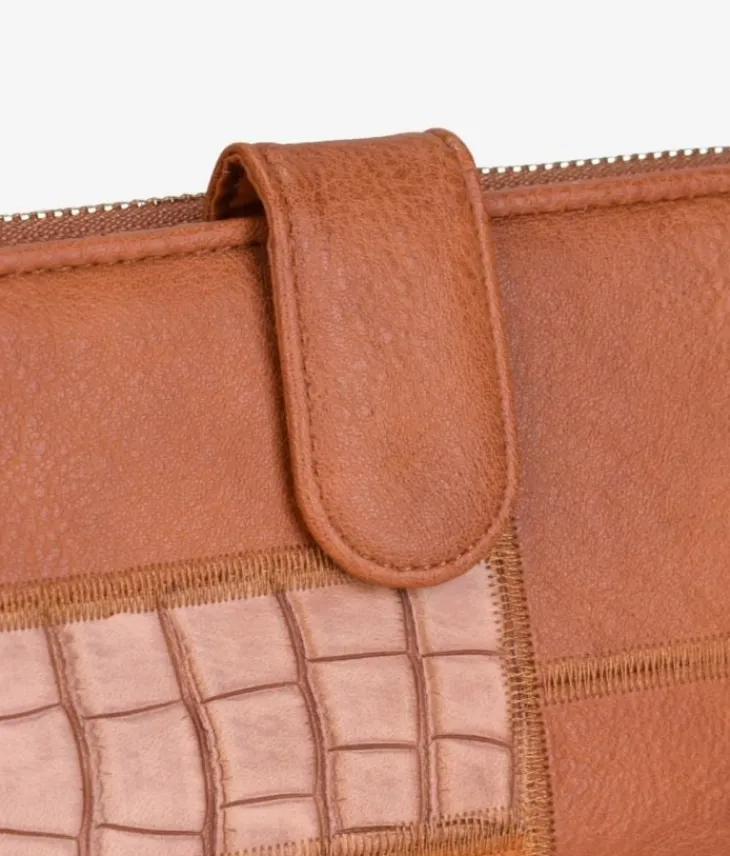 Femme Bosanova Portefeuilles | Grand portefeuille en cuir imprimé animal