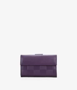 Femme Bosanova Portefeuilles | Grand portefeuille violet à rabat