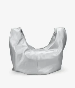 Bosanova Sacs À Bandoulière | Sacs Porté Épaule | Grand sac bandoulière souple argenté