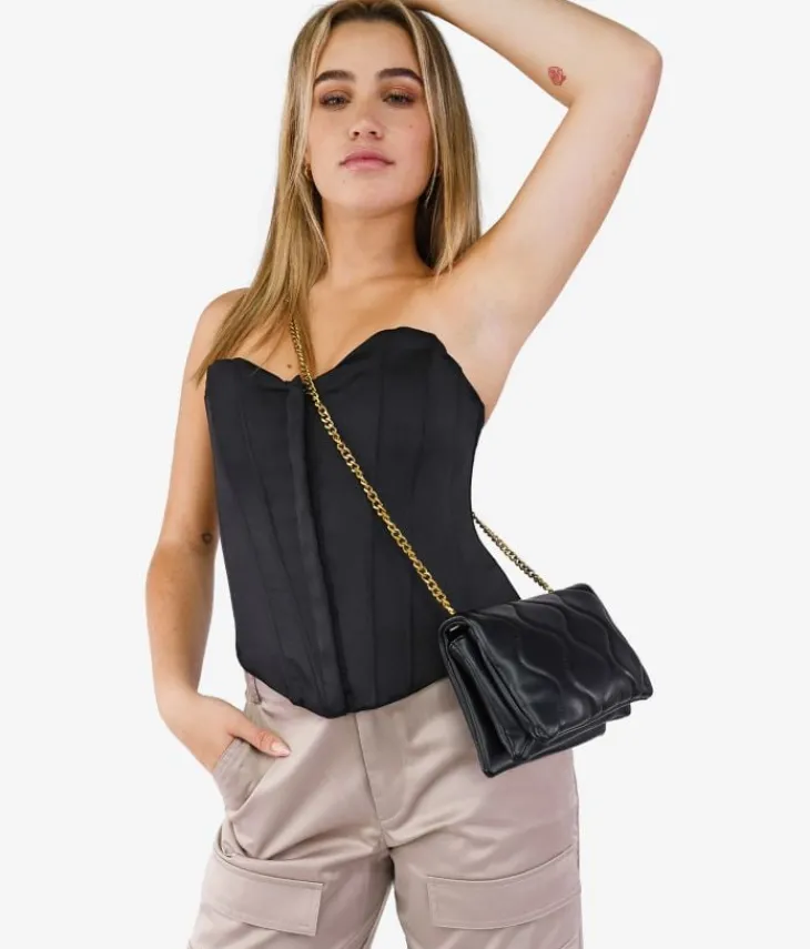 Bosanova Sacs À Bandoulière | Sac Minaudières | Mini sac à bandoulière noir