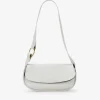 Bosanova Sac Minaudières | Sacs Porté Épaule | Mini sac bandoulière blanc à rabat