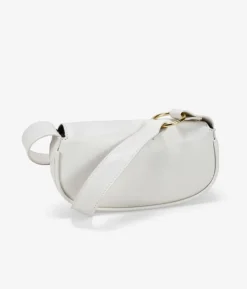 Bosanova Sac Minaudières | Sacs Porté Épaule | Mini sac bandoulière blanc à rabat