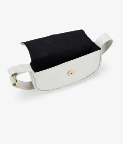 Bosanova Sac Minaudières | Sacs Porté Épaule | Mini sac bandoulière blanc à rabat