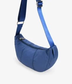 Bosanova Sacs À Bandoulière | Petits Sacs | Mini sac bleu arrondi avec fermeture éclair