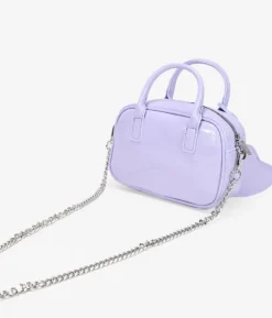 Bosanova Sacs À Bandoulière | Petits Sacs | Mini sac bowling lilas avec miroir