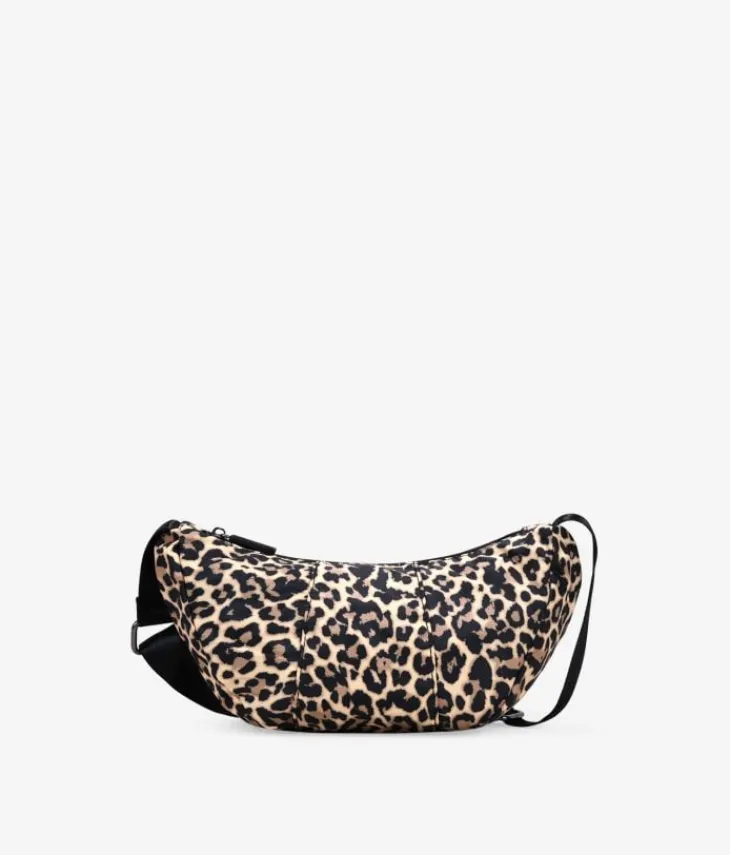 Bosanova Sacs À Bandoulière | Petits Sacs | Mini sac léopard arrondi avec fermeture éclair