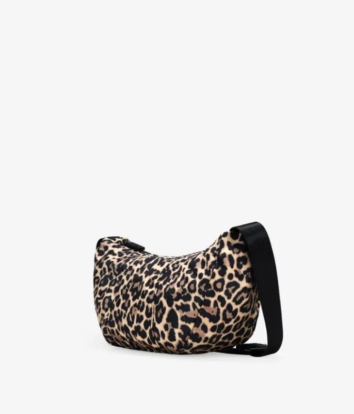 Bosanova Sacs À Bandoulière | Petits Sacs | Mini sac léopard arrondi avec fermeture éclair