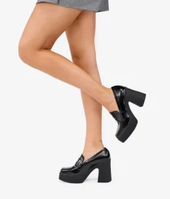 Bosanova Chaussures Et Mocassins | Plateformes | Mocassins à talons noirs