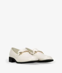 Bosanova Chaussures Et Mocassins | Mocassins beiges avec détail métallisé