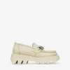Bosanova Chaussures En Cuir | Chaussures Et Mocassins | Mocassins en cuir beige avec chaîne