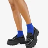 Bosanova Chaussures Et Mocassins | Plateformes | Mocassins noirs à plateforme et broche