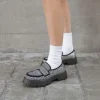 Bosanova Chaussures Et Mocassins | Mocassins noirs avec strass