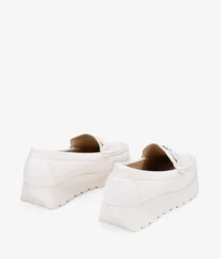 Bosanova Chaussures Et Mocassins | Mocassins plateforme taupe avec détail métallisé
