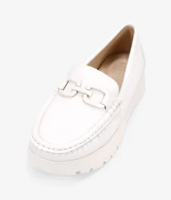 Bosanova Chaussures Et Mocassins | Mocassins plateforme taupe avec détail métallisé