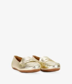Bosanova Chaussures Et Mocassins | Mocassins plats dorés à masque