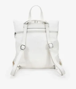 Bosanova Sacs À Dos | Mochila antirrobo beige con bolsillos