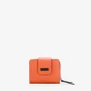 Femme Bosanova Portefeuilles | Petit portefeuille cuir orange à rabat